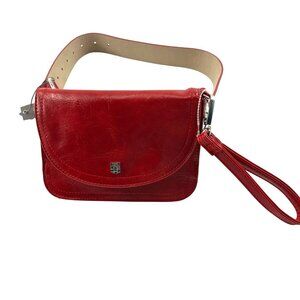 Vince Camuto Red Leather Belt Bag NWT Women's size Small